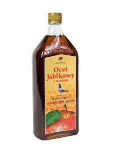 Ocet jabłkowy z miodem 1l